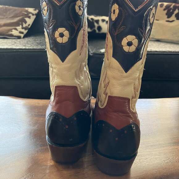 Vintage Old Gringo "Mariposa" Cowgirl Boots 9B - Picture 5 of 15